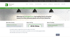 Desktop Screenshot of packagedfacts.com