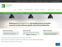 Tablet Screenshot of packagedfacts.com